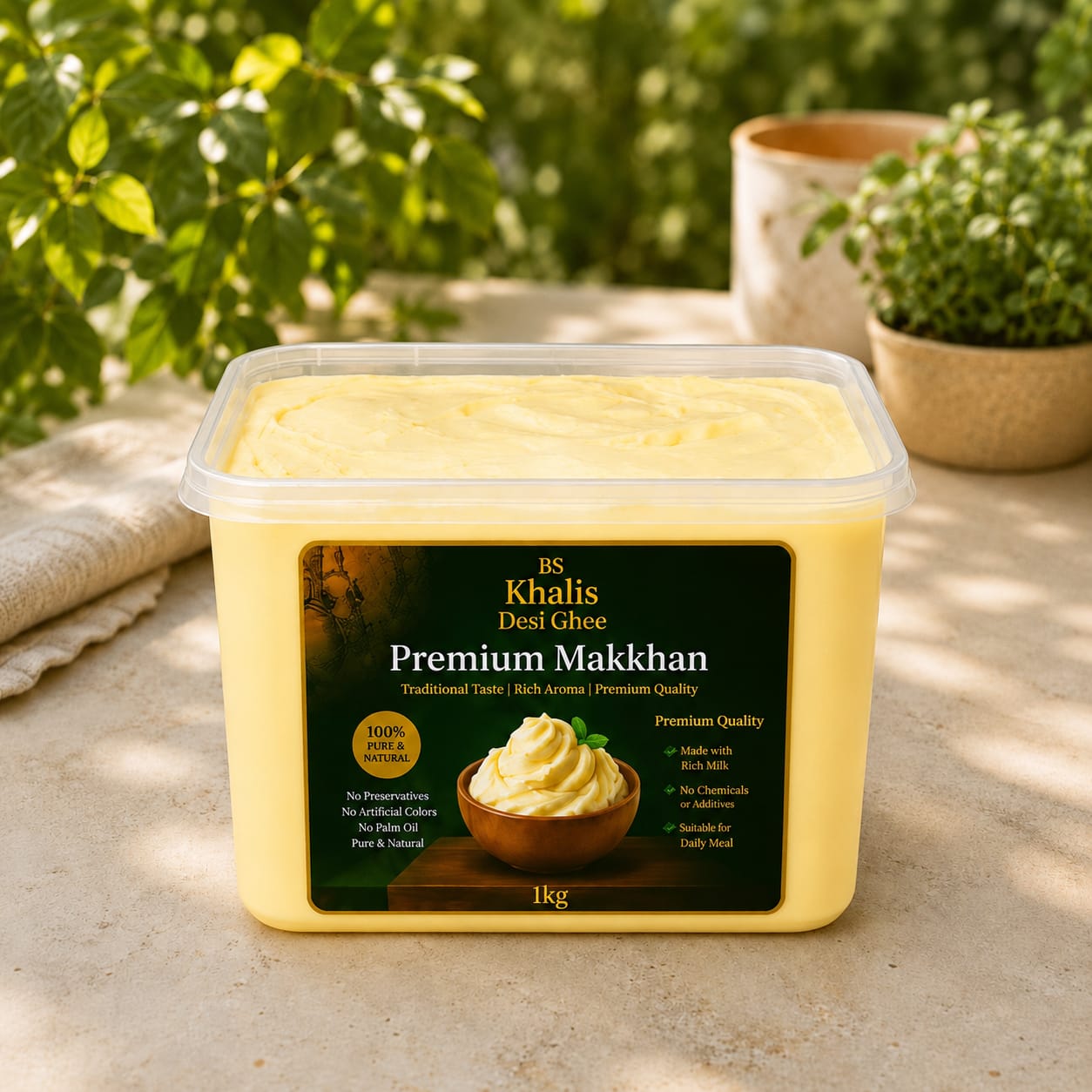 Natural Fresh Makhan – Homemade Style | 1 KG