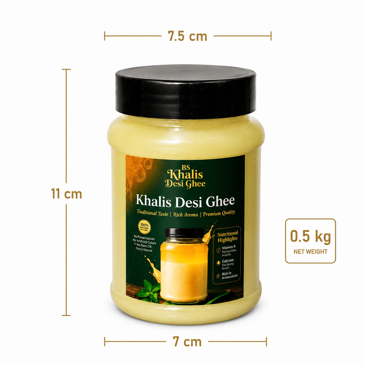Natural Desi Ghee | 100%  Pure Taste | 500 gram