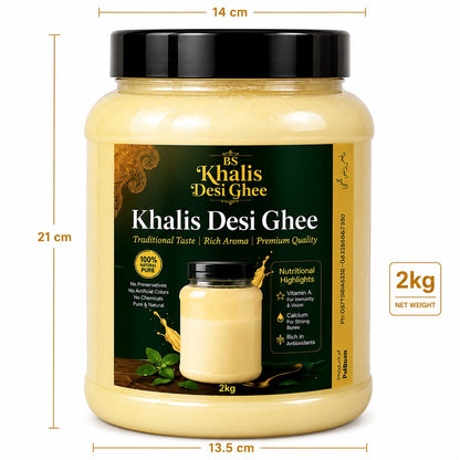 Natural Desi Ghee | 100% Pure Taste | 2 KG